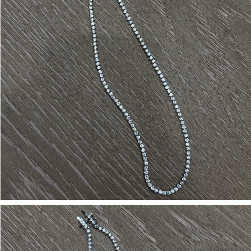 Silver Bead Chain Necklace with Polished Finish and Matinee Length